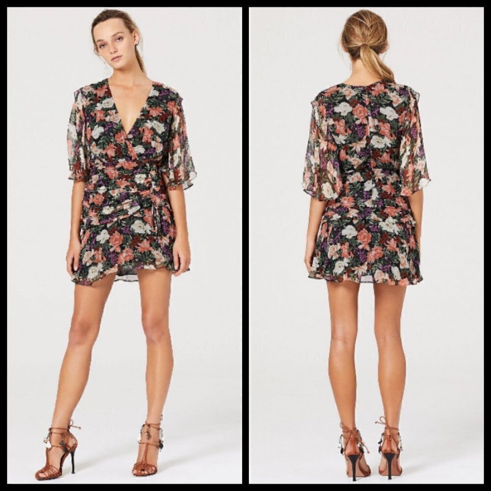 💕STEVIE MAY💕 Serendipity Mini Dress Dark Paradiso Small S NWT